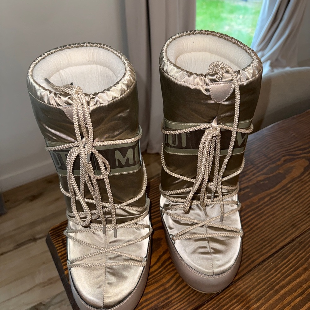 Moon Boot Satin Icon Glance Boots